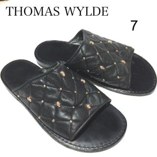 トーマスワイルド(THOMAS WYLDE)のトーマスワイルド レザーサンダル 7/THOMAS WYLDE スカルスタッズ(サンダル)