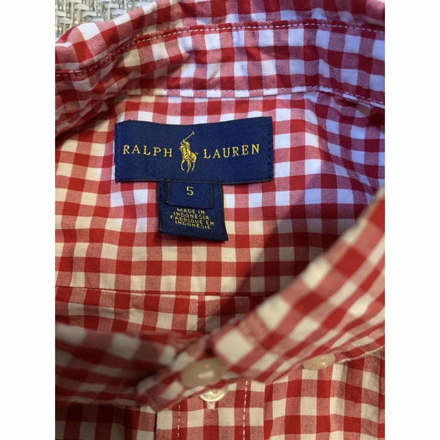Ralph Lauren(ラルフローレン)のラルフローレン　シャツ　5歳 キッズ/ベビー/マタニティのキッズ服女の子用(90cm~)(Tシャツ/カットソー)の商品写真