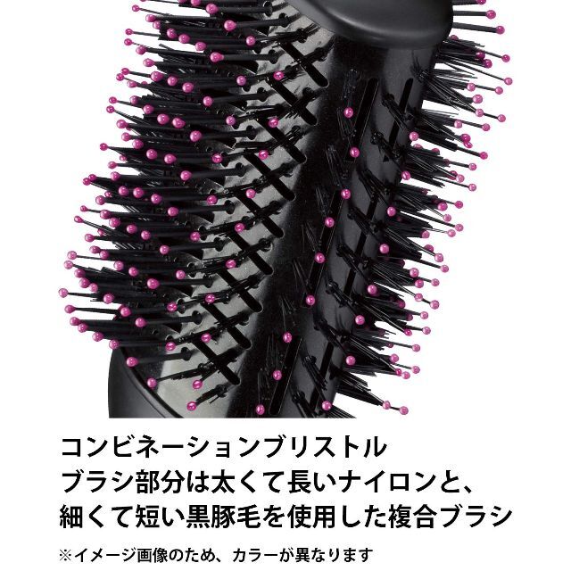 色: ミント・ブラックREVLON ボリューマイザーヘアドライヤーブラシ