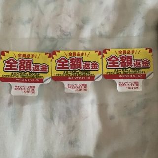 ペプシ全額返金　えらべるpayキャンペーンシール100円分3枚(ノベルティグッズ)