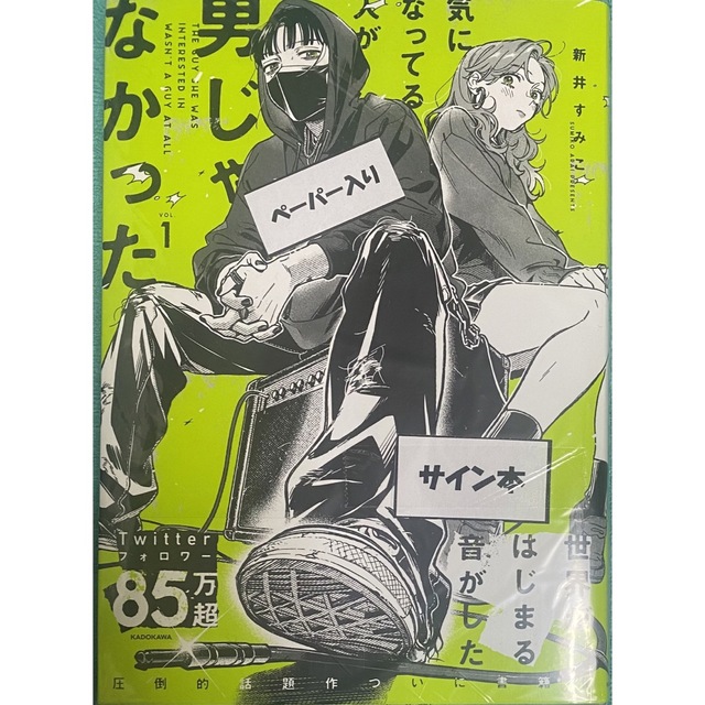 気になってる人が男じゃなかった VOL.1 新井すみこ 直筆サイン本 未