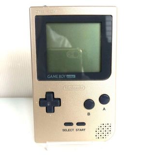 ♦︎ほぼ新品♦︎ 任天堂 ゲームボーイポケット ゴールドMGB-001の通販