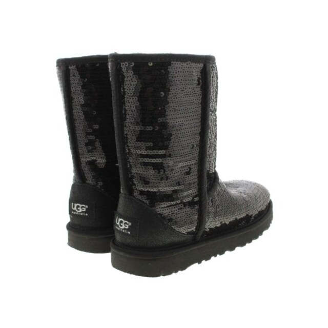 UGG(アグ)のUGG アグ ブーツ 22cm 黒(総柄) 【古着】【中古】 レディースの靴/シューズ(ブーツ)の商品写真