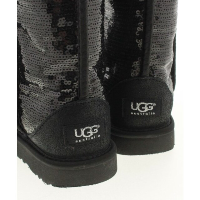 UGG(アグ)のUGG アグ ブーツ 22cm 黒(総柄) 【古着】【中古】 レディースの靴/シューズ(ブーツ)の商品写真