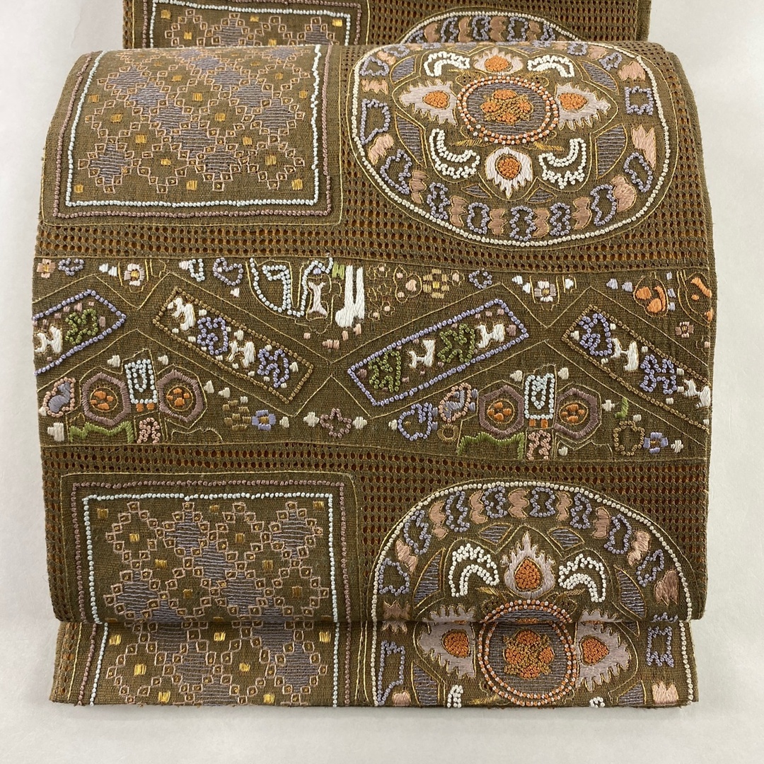 袋帯 美品 逸品 六通 正絹 【中古】 21042円 レディース 水着/浴衣 帯