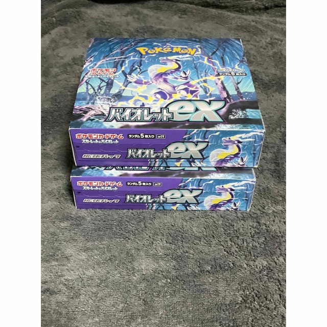 ポケモン - バイオレットex 2BOX シュリンクなし 未開封の通販 by