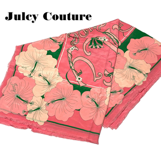 ジューシークチュール(Juicy Couture)のJulcy Couture ジューシークチュール 大判シルクスカーフ(バンダナ/スカーフ)