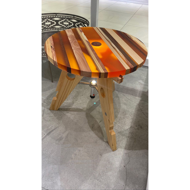 【新品未開封】KI-no Aa side table Orange配色限定品