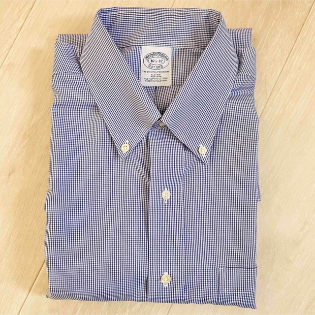 Brooks Brothers(ブルックスブラザース)の【Brooks Brothers】中古品 ボタンダウンシャツ slim fit メンズのトップス(シャツ)の商品写真