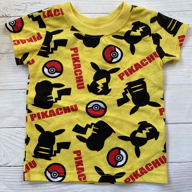 ポケモン(ポケモン)のポケモン ピカチュー ピカチュウ 半袖 80cm Tシャツ 新品 男の子 女の子 キッズ/ベビー/マタニティのベビー服(~85cm)(Ｔシャツ)の商品写真