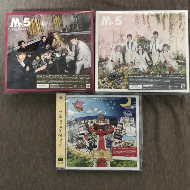 Mr.5 初回A,B,通常セット(5/9発送,発送遅れるため300円引中)