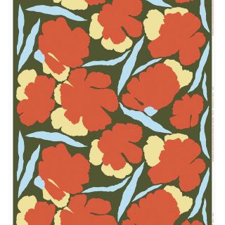 マリメッコ(marimekko)のマリメッコ Malvikki コットンファブリック 1m(生地/糸)