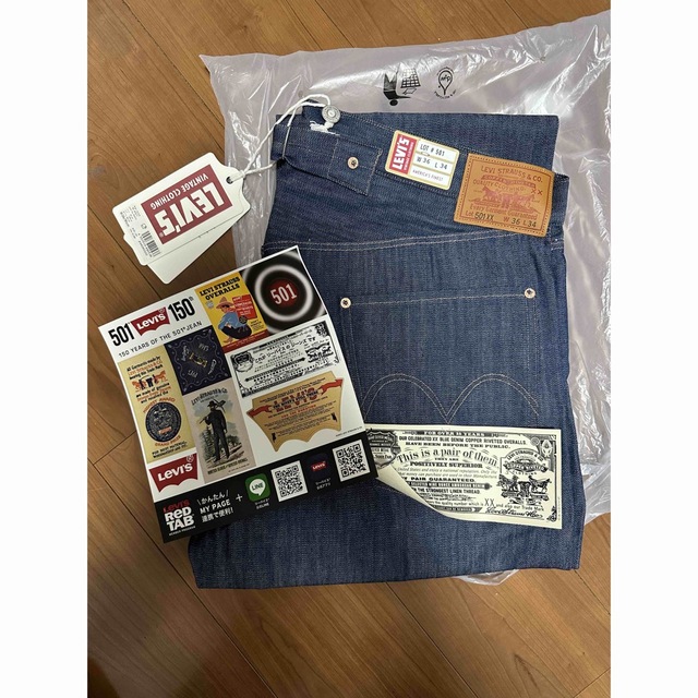 国内正規品】 Levi's - LEVI'S 501 1901復刻版 W36 新品未使用品