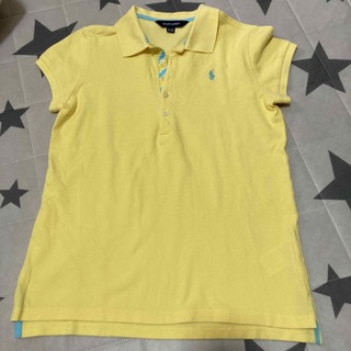 ラルフローレン(Ralph Lauren)のラルフローレン　ポロシャツ　160 黄色　イエロー　色褪せなし(Tシャツ/カットソー)
