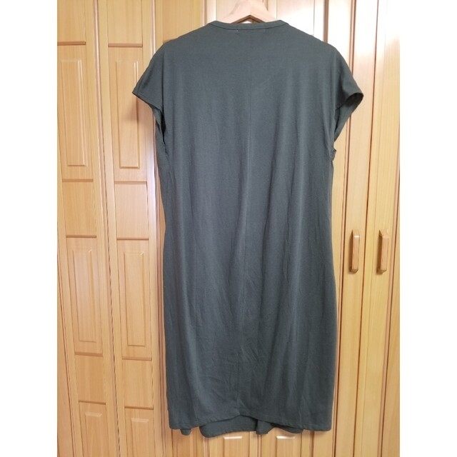 moussy(マウジー)のmoussy フレンチスリーブ ロング丈 Tシャツ レディースのトップス(Tシャツ(半袖/袖なし))の商品写真