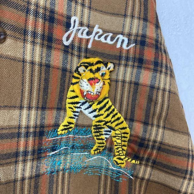 人気チェック】doublet パペットアニマル柄ブラウンワンポイント刺繍