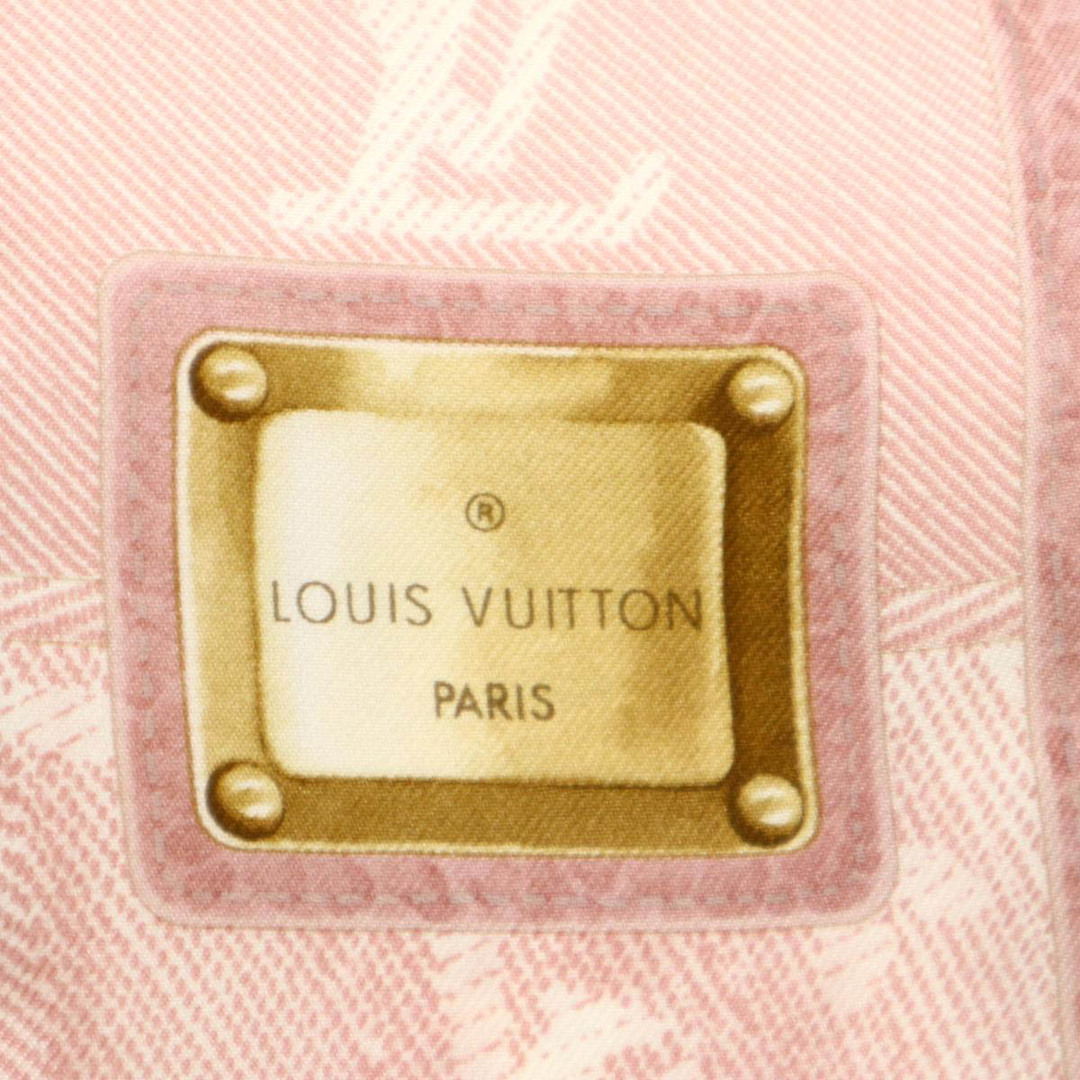 ルイヴィトン バンドー ニューデニム シルク スカーフ モノグラム M72339 レディース ピンク LOUIS VUITTON  【アパレル・小物】 3