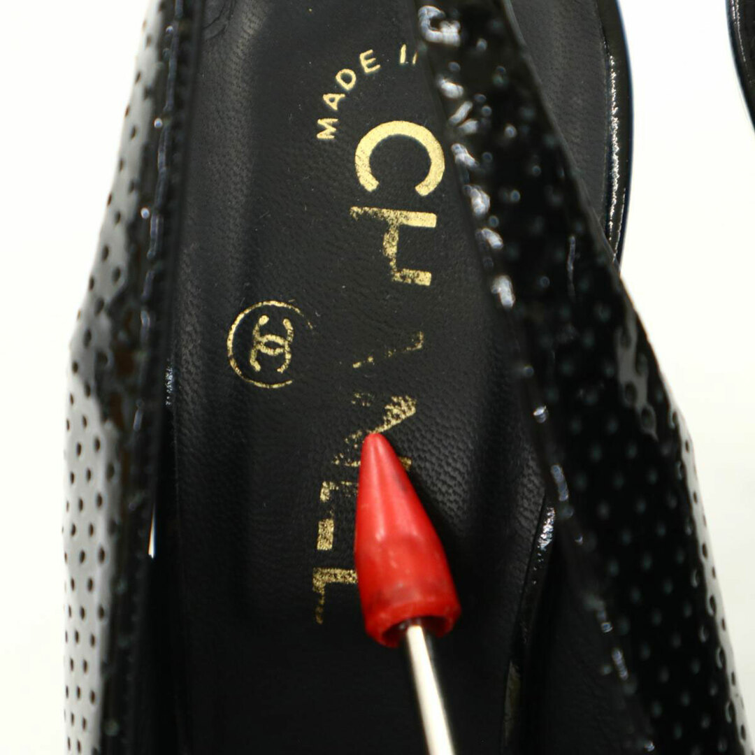 CHANEL - シャネル ココマーク パテントレザー バックストラップ
