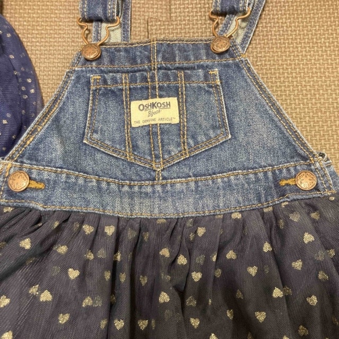 OshKosh(オシュコシュ)のOSHKOSHスカート2枚組　18M 24M キッズ/ベビー/マタニティのベビー服(~85cm)(ロンパース)の商品写真