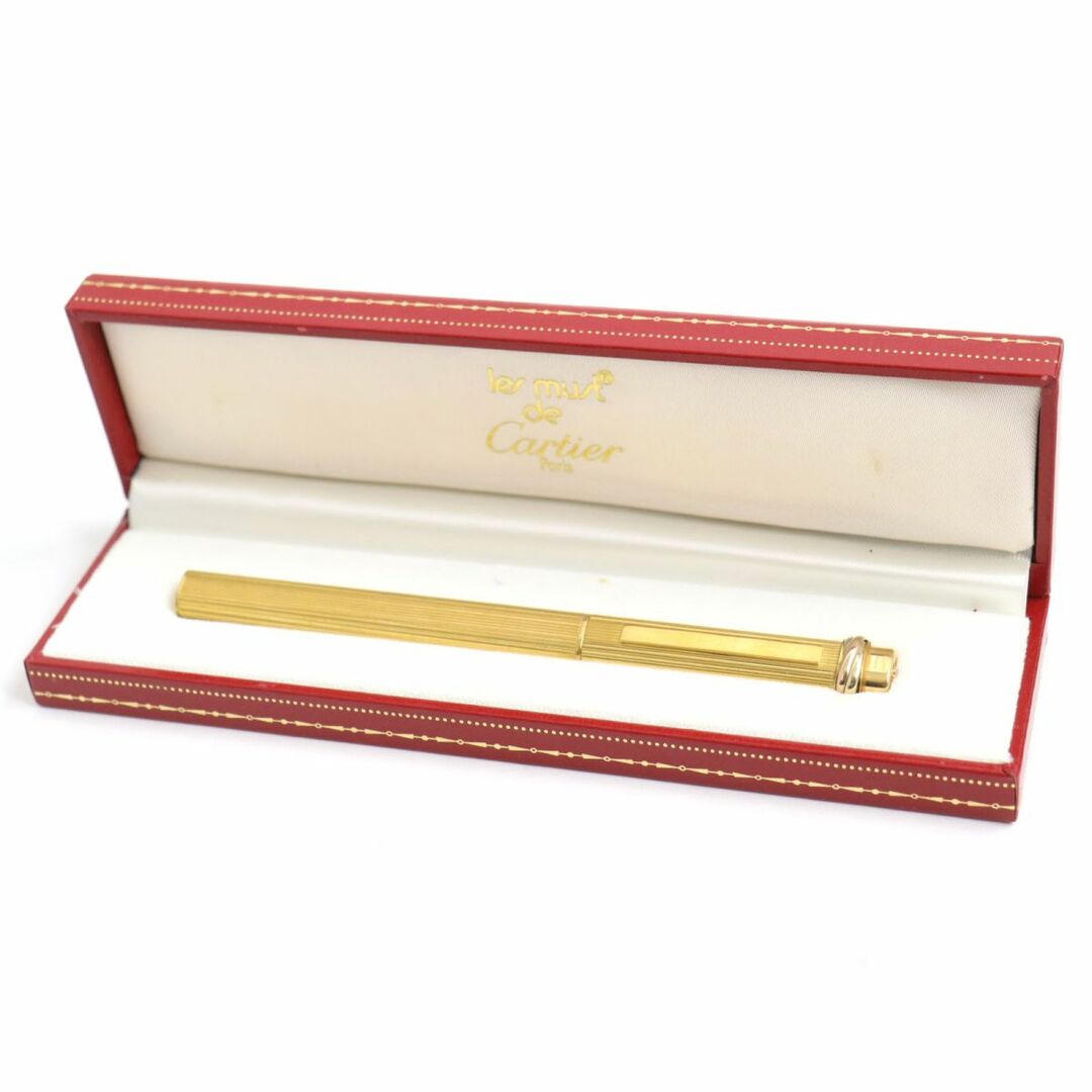 良品◇Cartier カルティエ トリニティ ヴィンテージ ストライプ柄 ロゴ