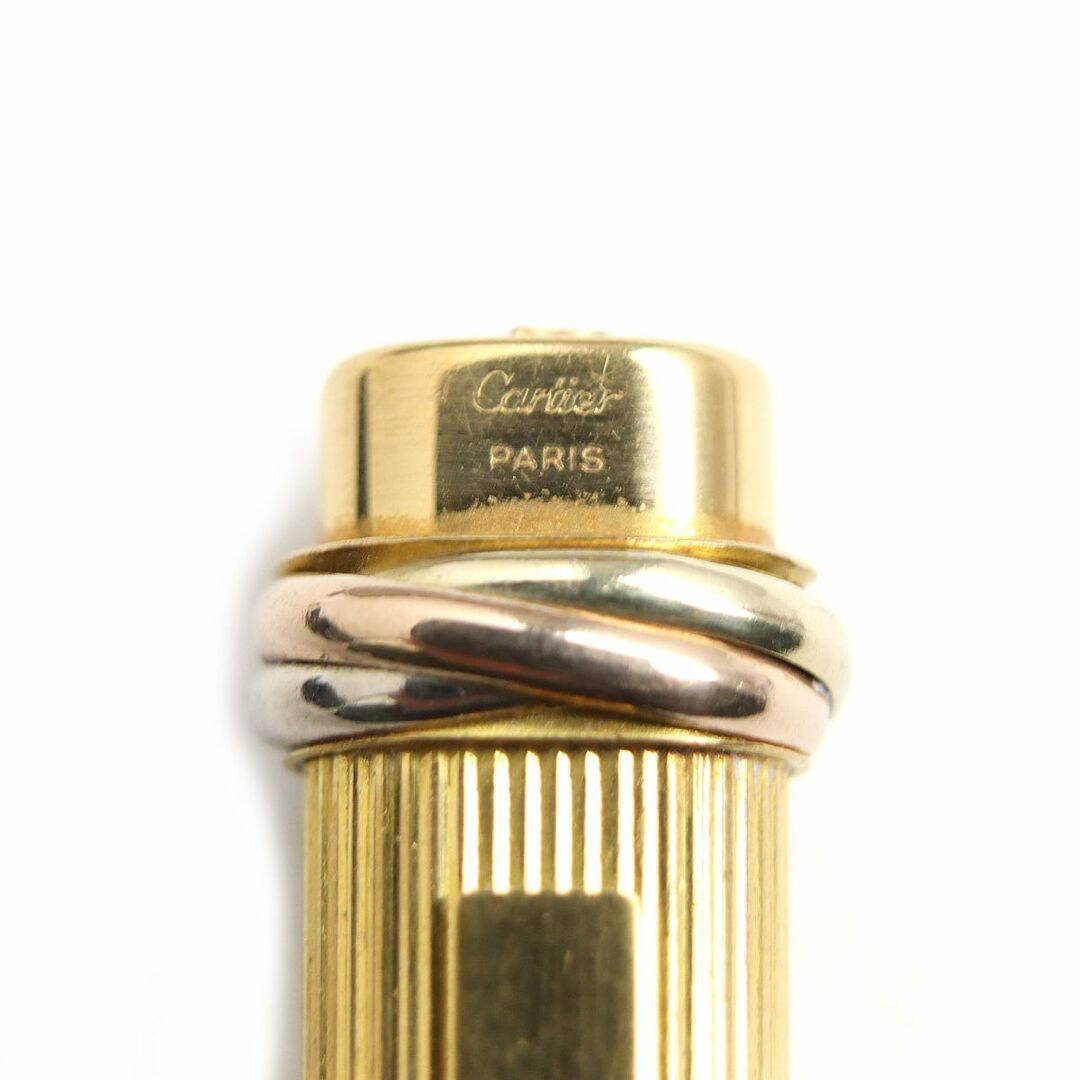 良品◇Cartier カルティエ トリニティ ヴィンテージ ストライプ柄 ロゴ