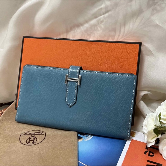 HERMES エルメス ベアンスフレ 2つ折り長財布 二つ折り長財布 | www