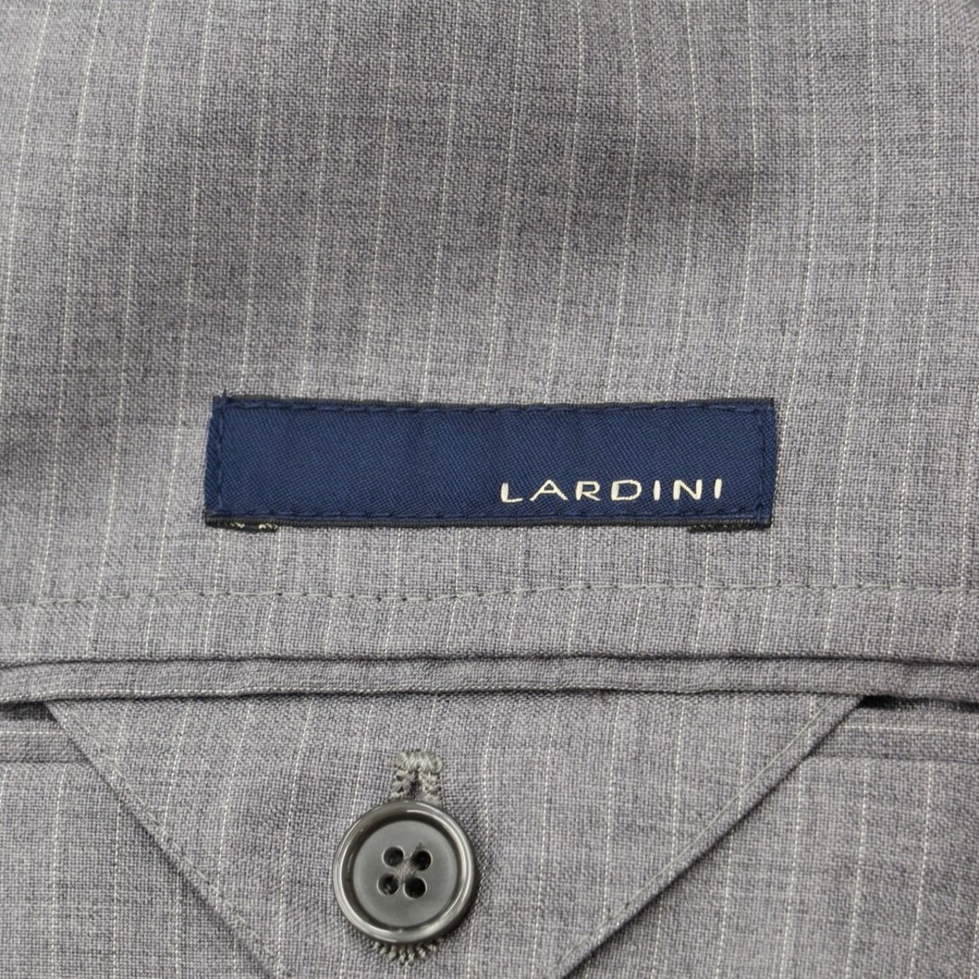 ラルディーニ LARDINI ウール ストライプ 3つボタンスーツ グレー【サイズ48】【メンズ】 7