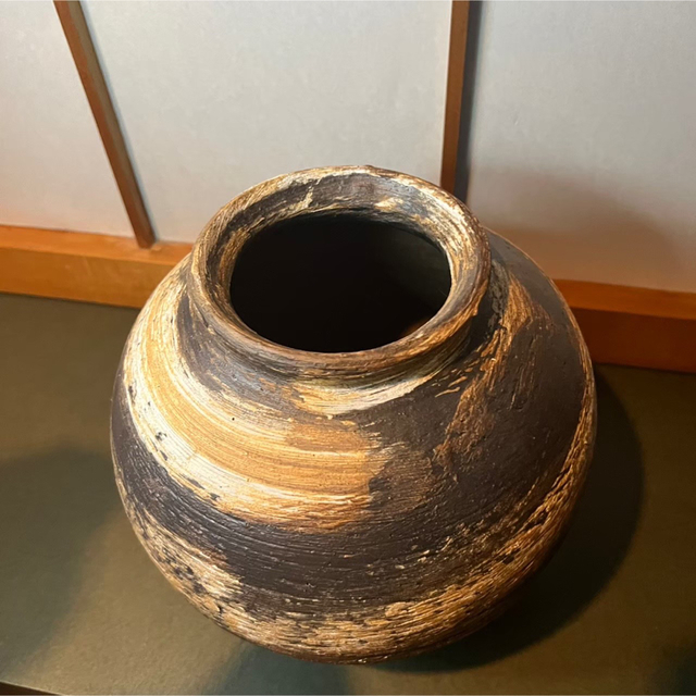 古壺 ツボ 花瓶 陶器 アンティーク作品 掲載商品