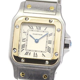 カルティエ(Cartier)のジャンク カルティエ CARTIER W20012C4 サントスガルベ SM クォーツ レディース _743030(腕時計)