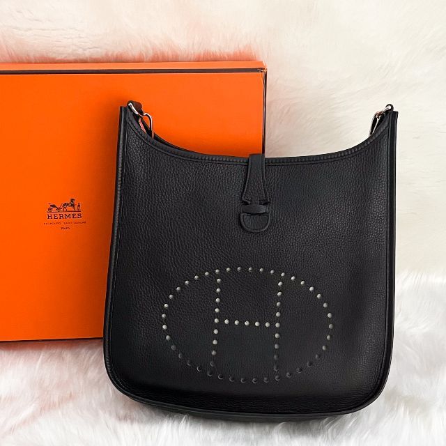 お値下げ不可【最高級美品】HERMES エルメス　エヴリンⅡ PM ブラック