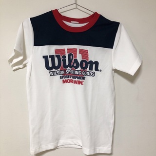 ウィルソン(wilson)の美品　tシャツ　トレーニングウェア　テニスウェア(Tシャツ/カットソー)