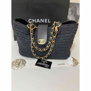 シャネル(CHANEL)の専用♡超美品 ♡シャネル ストロー カゴ チェーン ショルダー バッグ 正規品(ショルダーバッグ)