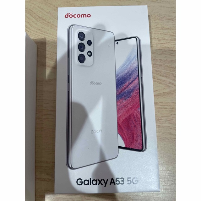 Galaxy(ギャラクシー)のGALAXY A53  白2台　　　新品未開封品 スマホ/家電/カメラのスマートフォン/携帯電話(スマートフォン本体)の商品写真