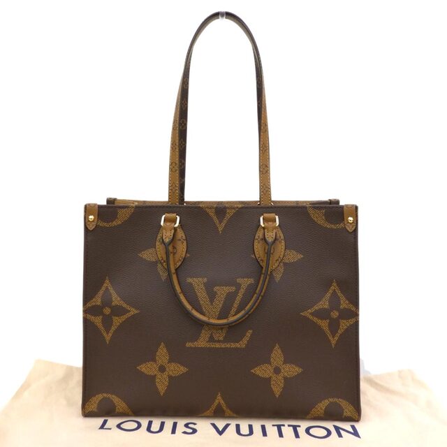 【本物保証】 布袋付 未使用 ルイヴィトン LOUIS VUITTON モノグラム ジャイアント リバース オンザゴー MM 2WAYバッグ 希少 廃番型 M45039Sランク詳細