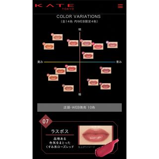 ケイト(KATE)のケイト　リップモンスター　07ラスボス(口紅)