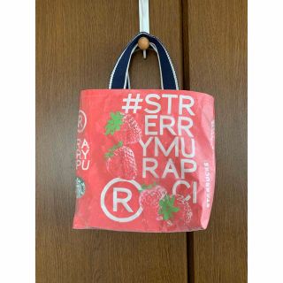 スターバックス(Starbucks)のスターバックス　リメイク　バッグ　ストロベリー（レッド）(バッグ)