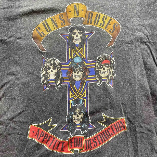 GUNS'N ROSES ヴィンテージ加工Tee