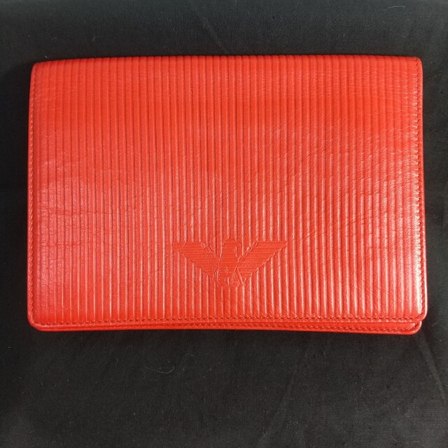 ✨美品✨❤️ARMANI Valextra❤️ コラボ デザイン クラッチバッグ