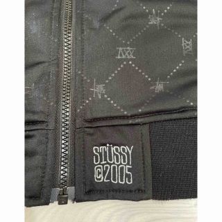 STUSSYステューシー トラックジャケット2005 25周年 総柄 ブラックL STUSSYステューシー トラックジャケット2005 25周年 総柄 ブラックL