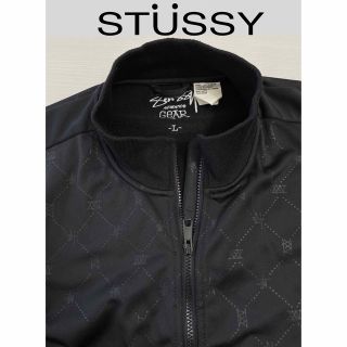 ステューシー(STUSSY)のSTUSSYステューシー　トラックジャケット2005　25周年　総柄　ブラックL(その他)