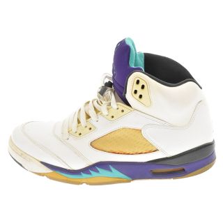 ナイキ(NIKE)のNIKE ナイキ AIR JORDAN 5 RETRO エアジョーダン5レトロ ミッドカットスニーカー ホワイト US11/29cm 136027-108(スニーカー)