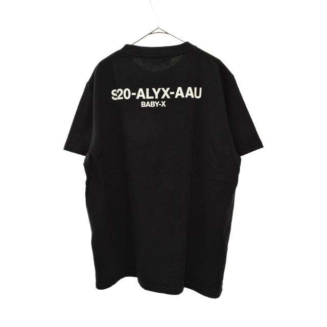 ALYX アリクス ×VISUAL XVISUAL ロゴプリントTシャツ ビジュアル ブラック