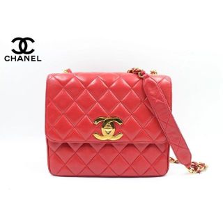シャネル マトラッセ ショルダーバッグ(レディース)(レッド/赤色系 シャネル マトラッセ ショルダーバッグ(レディース)(レッド/赤色系