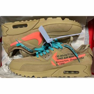 ナイキ(NIKE)のOFF-WHITE × NIKE AIR MAX 90 DESERT ORE(スニーカー)