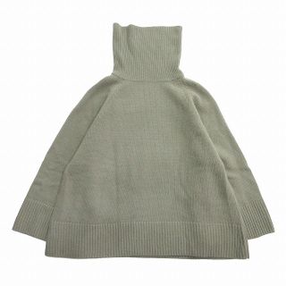 Begin掲載 セオリー 21AW ウールカシミヤ ハイネック ワイドリブニット