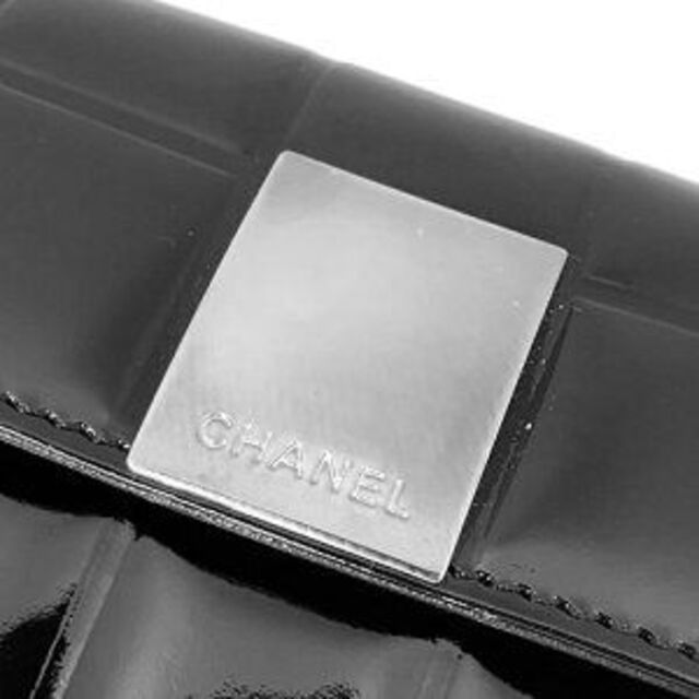CHANEL - シャネル チョコバー コンパクト 二つ折り財布 カードケース
