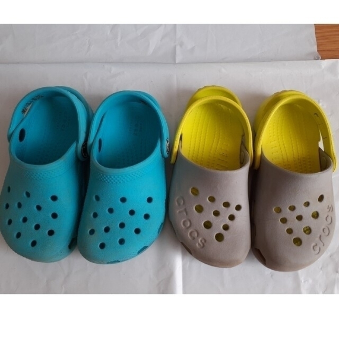 crocs(クロックス)のcrocs　サンダル　c8/c9 キッズ/ベビー/マタニティのキッズ靴/シューズ(15cm~)(サンダル)の商品写真