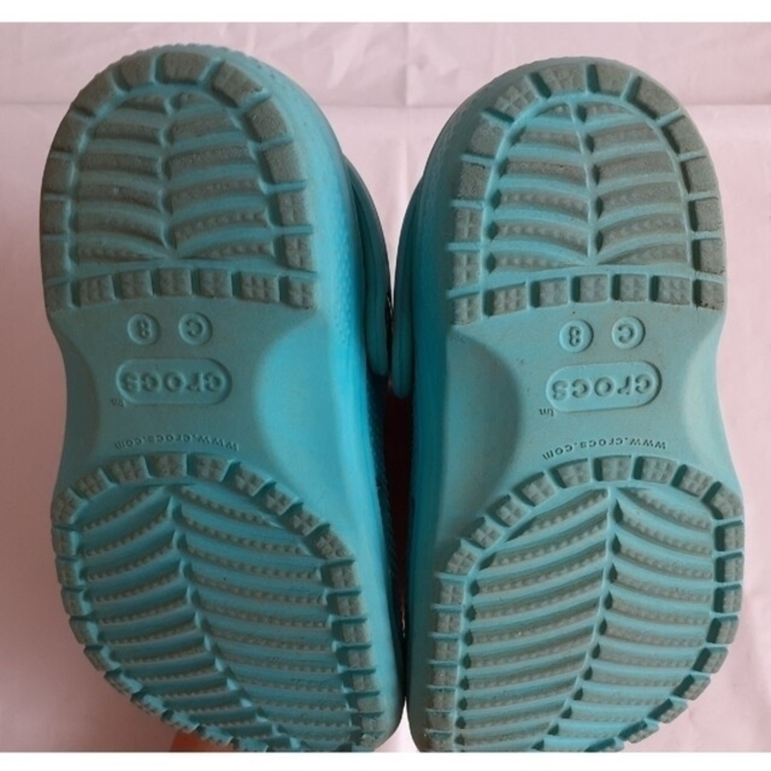 crocs(クロックス)のcrocs　サンダル　c8/c9 キッズ/ベビー/マタニティのキッズ靴/シューズ(15cm~)(サンダル)の商品写真