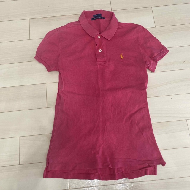 Ralph Lauren(ラルフローレン)のラルフローレン　半袖ピンクポロシャツ レディースのトップス(ポロシャツ)の商品写真