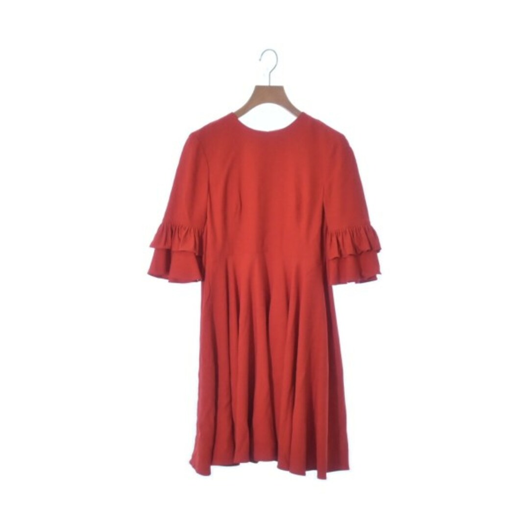 ALEXANDER MCQUEEN ワンピース 36(XS位) 赤 【古着】【中古】 【50